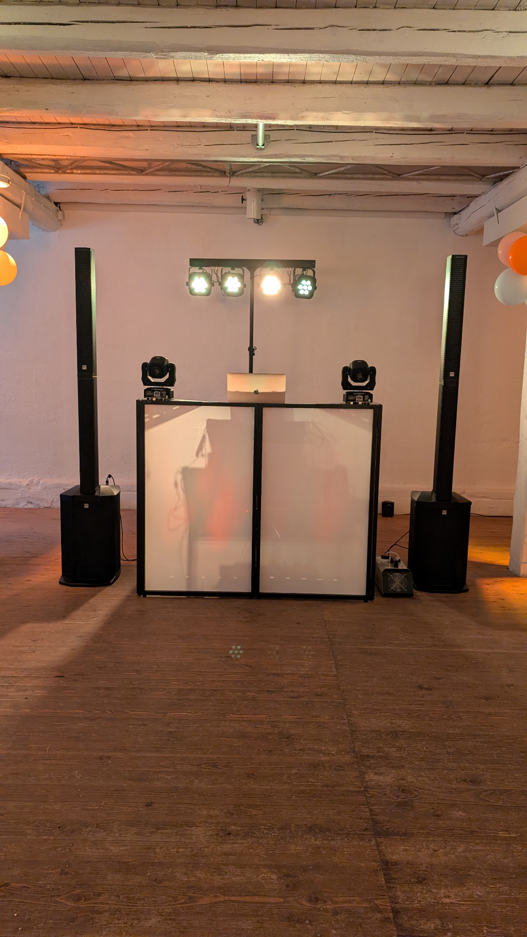 Autarkes DJ-Setup für Waldtrauung auf Gut Haidehof
